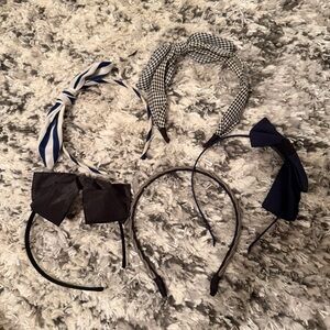 Stylish Headband Set with Bows and Patterns Design